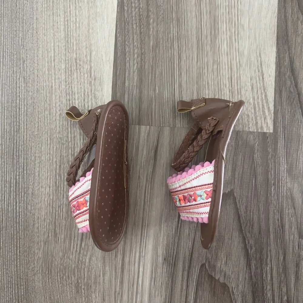 Carter's Brown Gladiator Sandals, 6-9 Months
